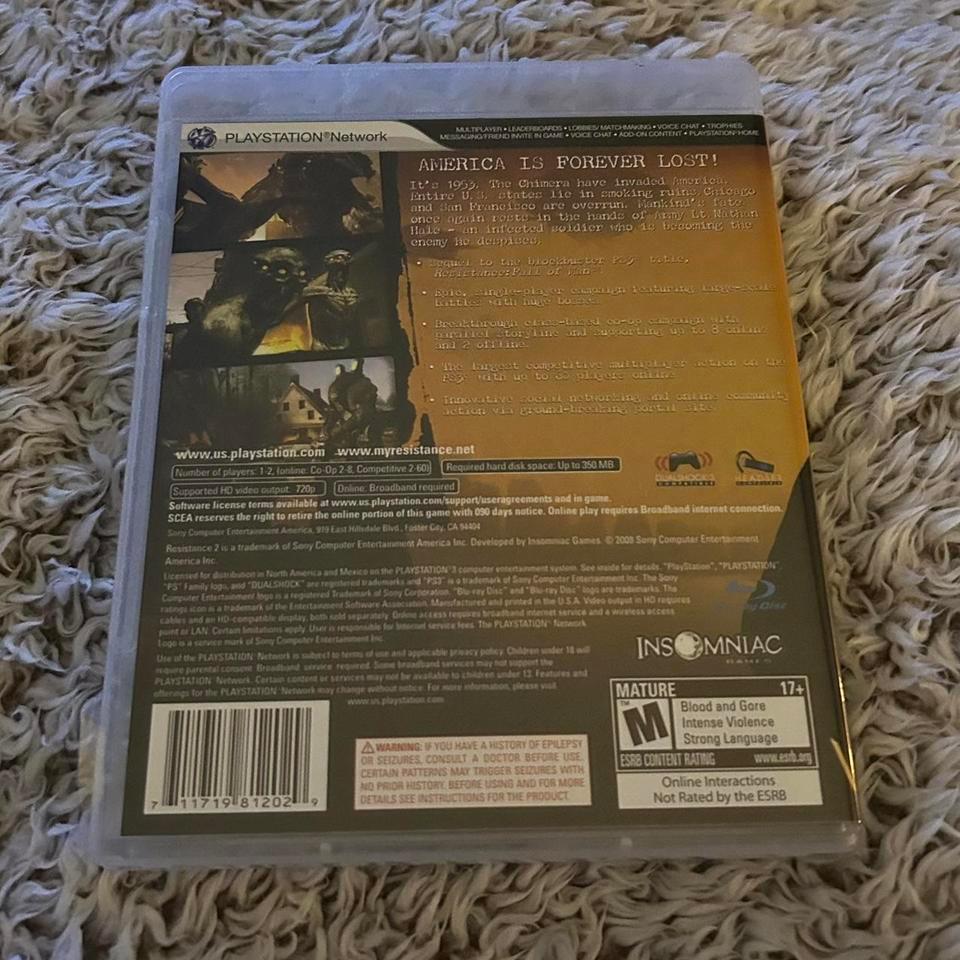 Resistance 2 Ps3 Game 2