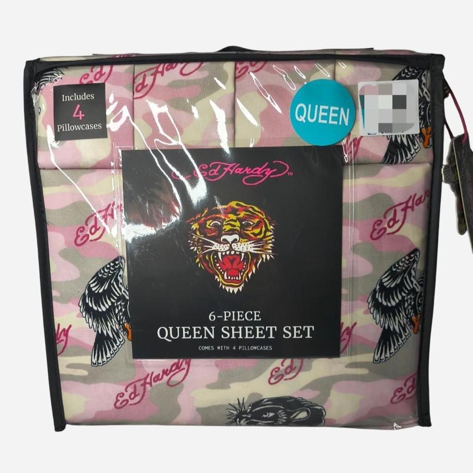 Ed Hardy 6 Piece Pink Camo E84a