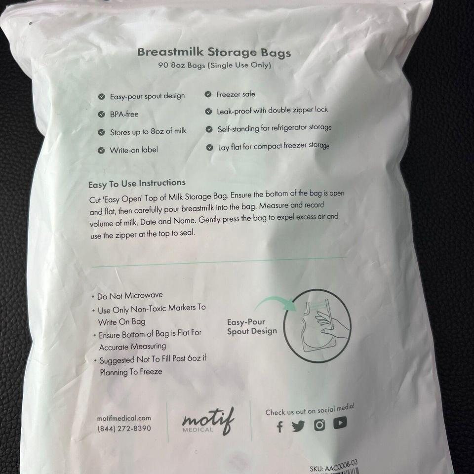Motif Breastmilk Storage Bags 90 5