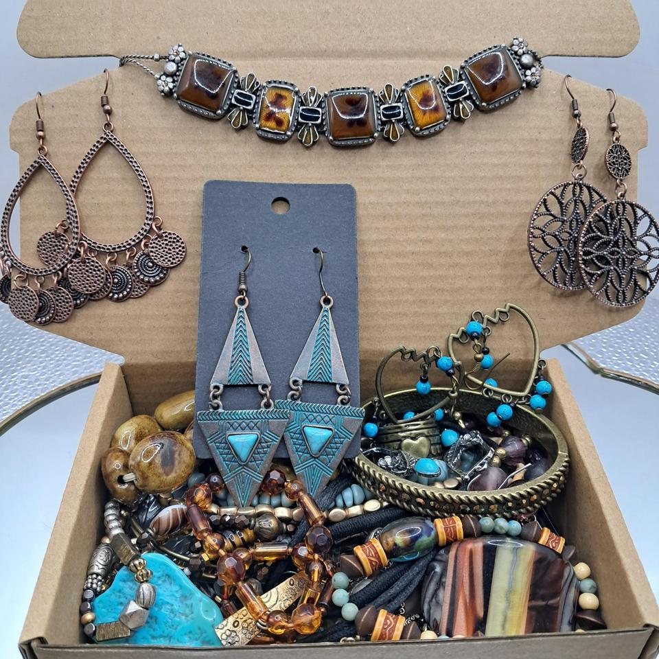 Earthy Boho Mixed Jewelry Bundle 2ed0 3