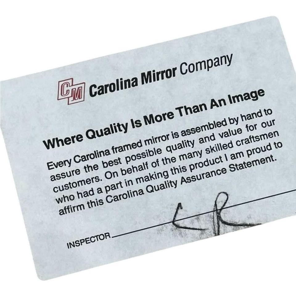 Vintage Us Made Carolina Mirror 12c9 4