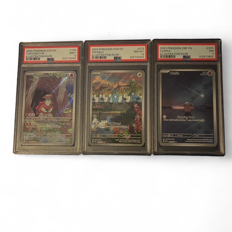Lot Of 3 Graded Pokemon