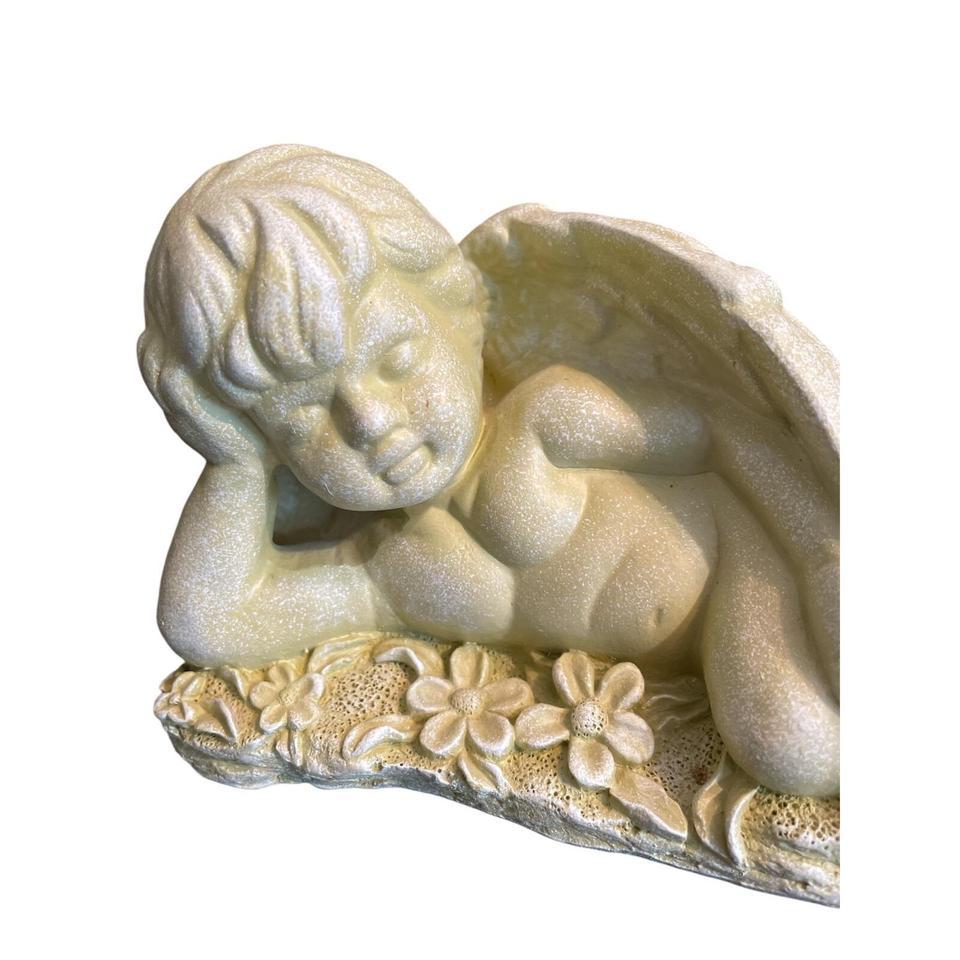 Vintage Sweet Chubby Cherub Sculptur 6