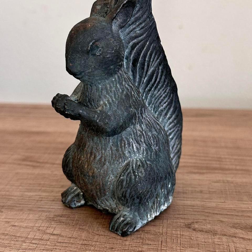 Squirrel Statue Bronze
