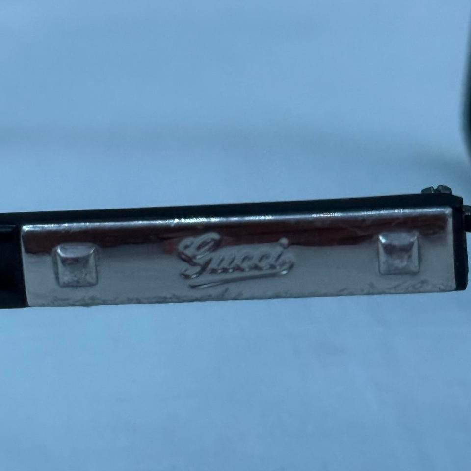 Black Gucci Sunglasses With Silver D325 2