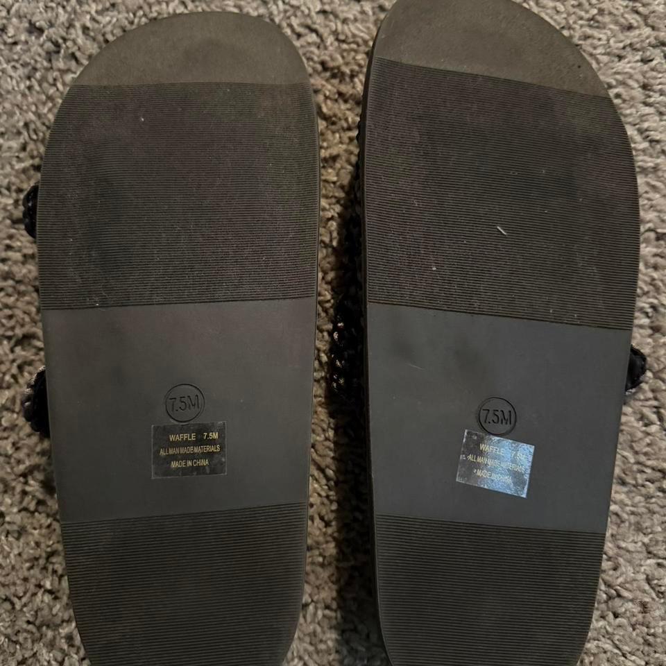 Black Gold Buckle Slides D6bb 2