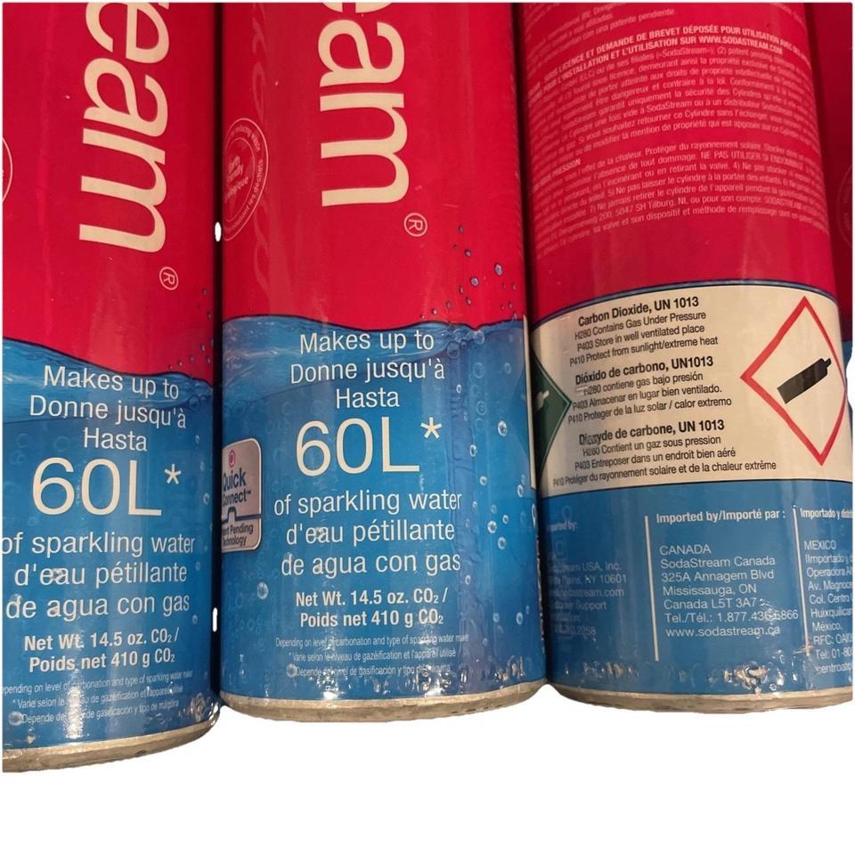 4 X Soda Stream 60l 2