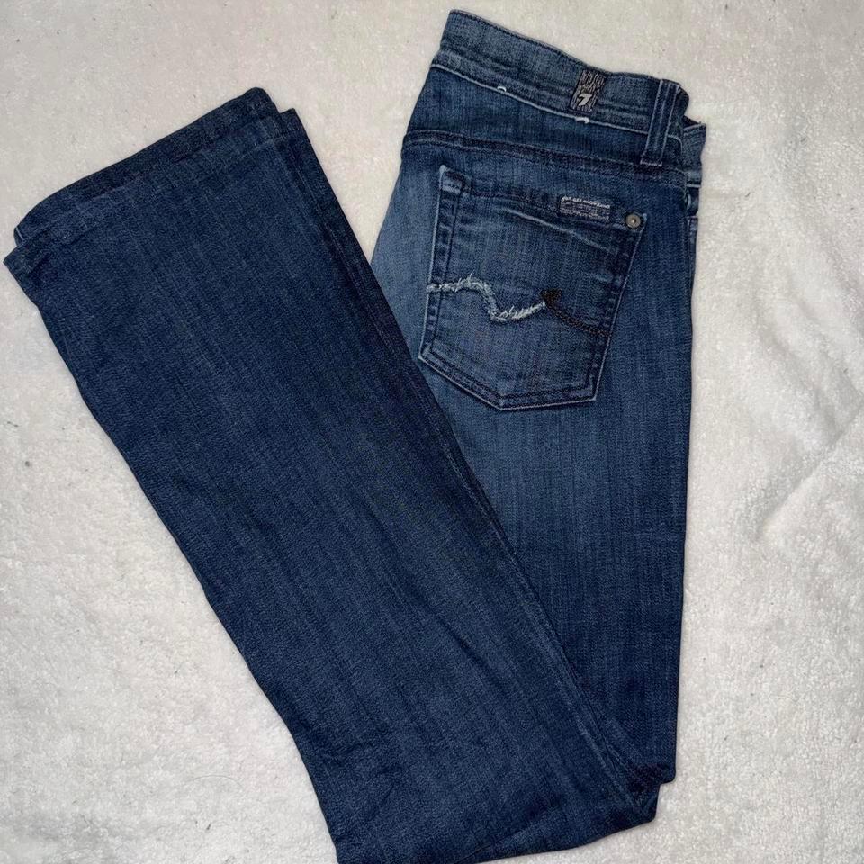 7 For All Mankind Blue A60f 2