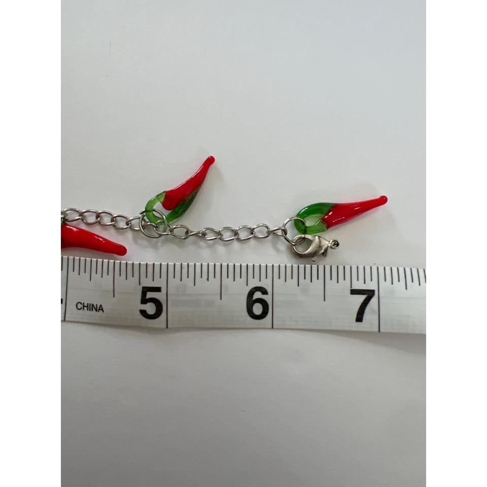 Glass Red Chili Pepper Charm A5d1 4