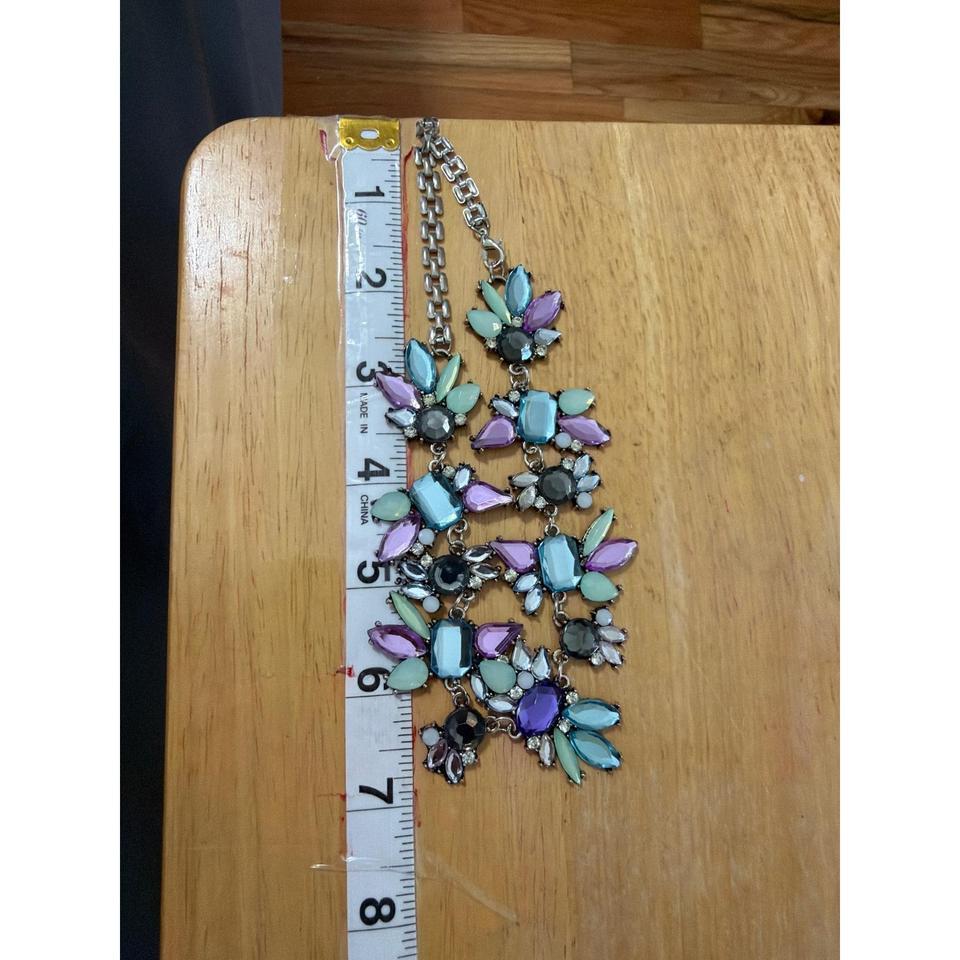 Multi Color Crystal Statement Collar A719 5