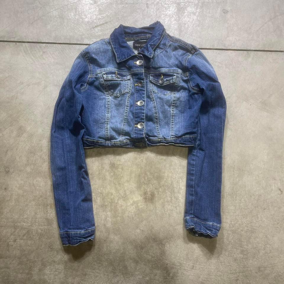 New Look Blue Denim Cropped 8975