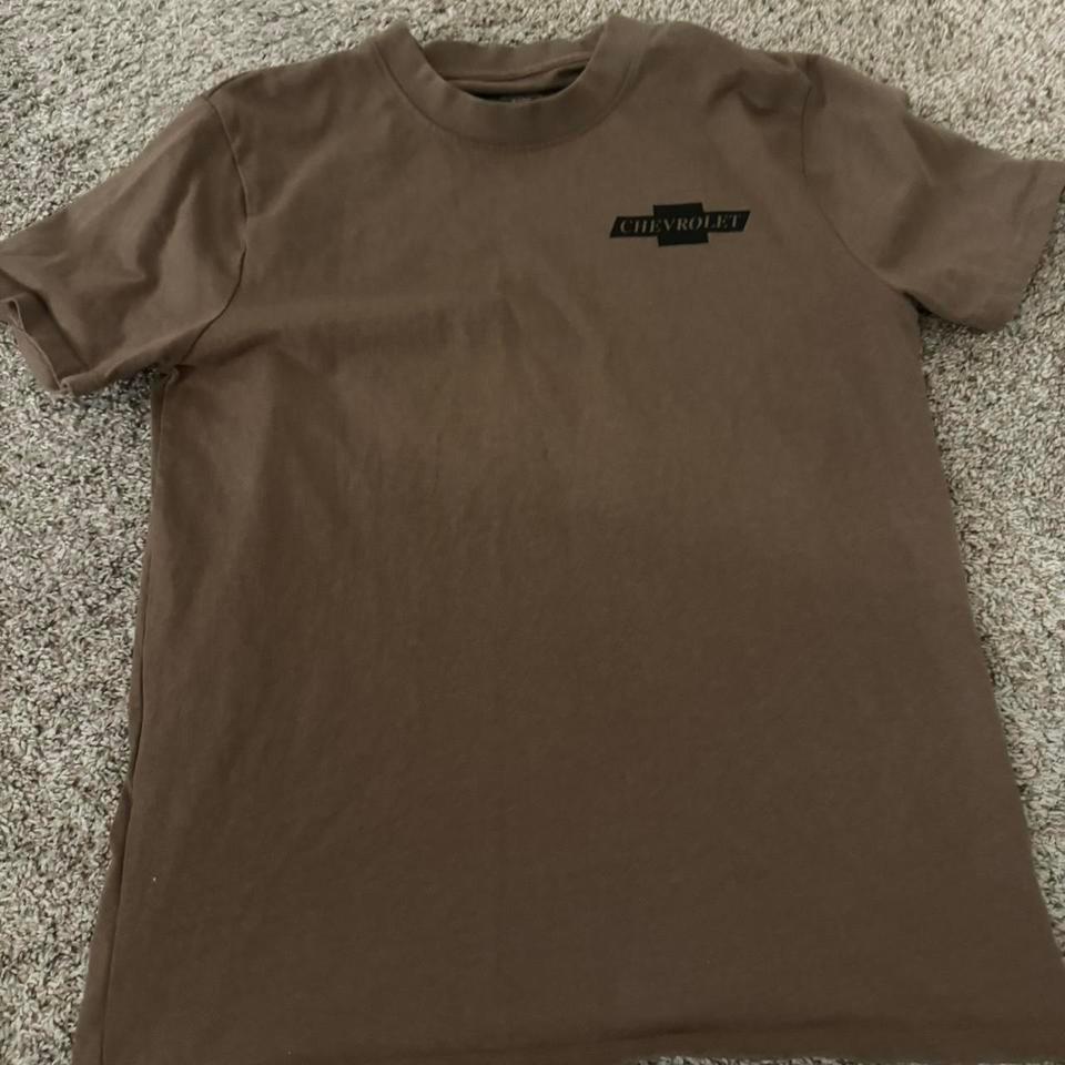 Brown Chevrolet Silverado T Shirt Size F7e8