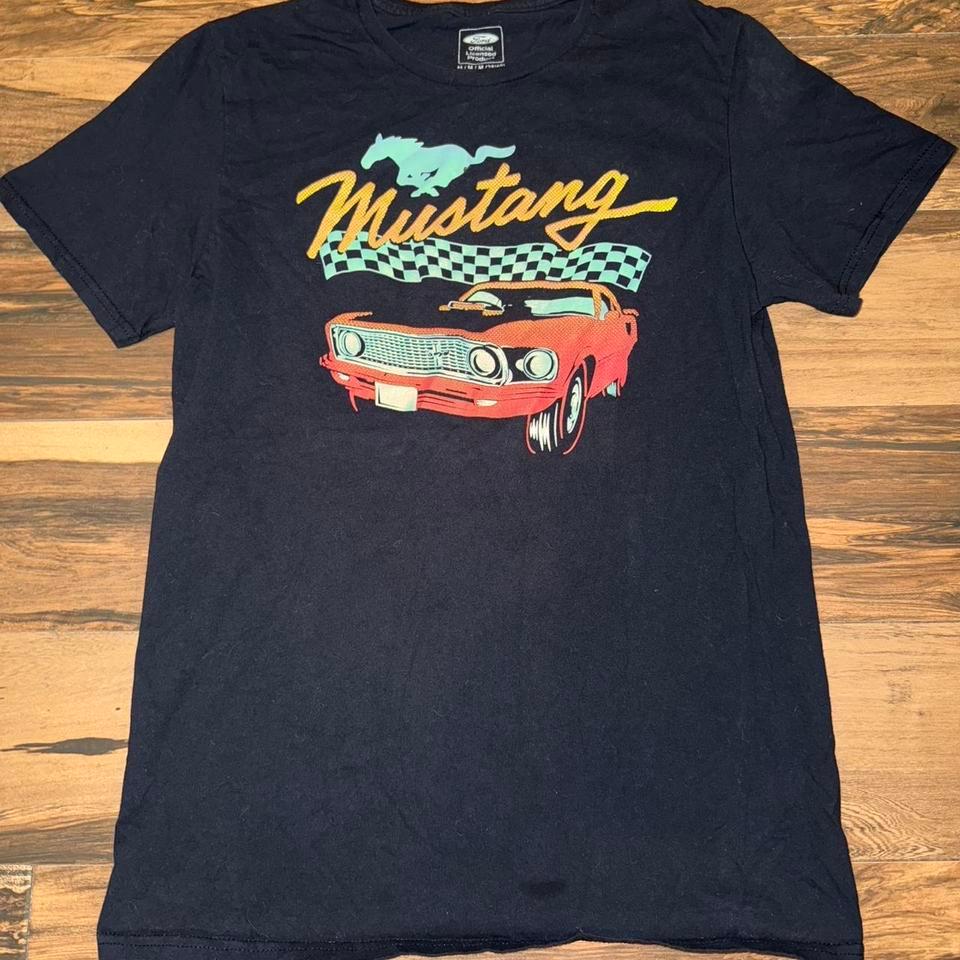 Black Ford Mustang Graphic Tee