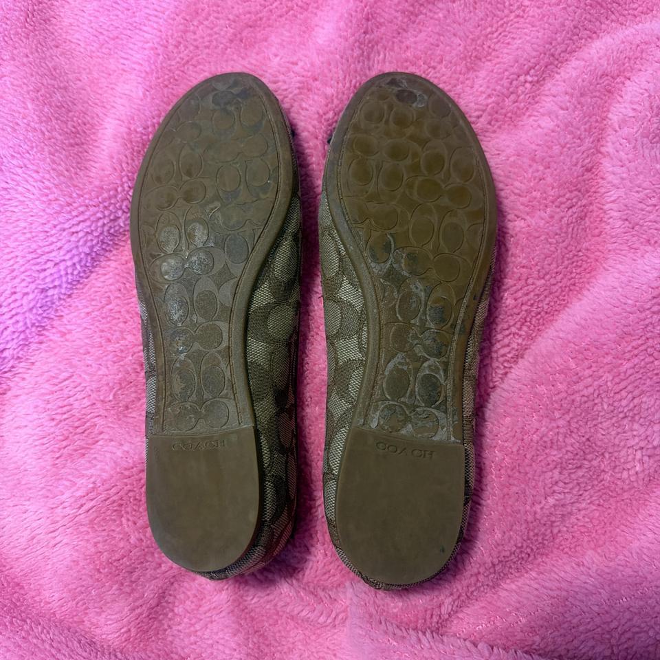 Coach Brown Ballet Flats With Cac3 2