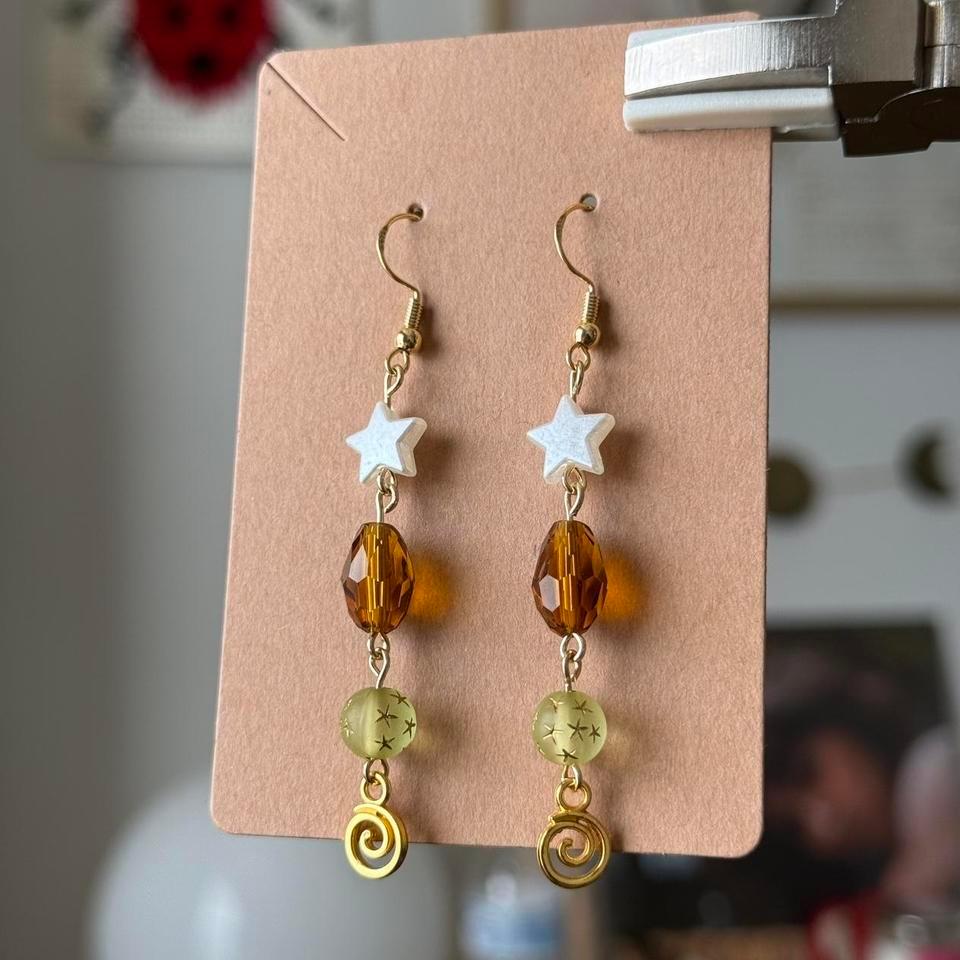 Handmade Whimsical Swirl Spiral Eca8 3