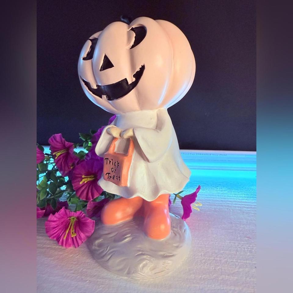Pastel Pink Pumpkin Ghost Trick Or Treat 4