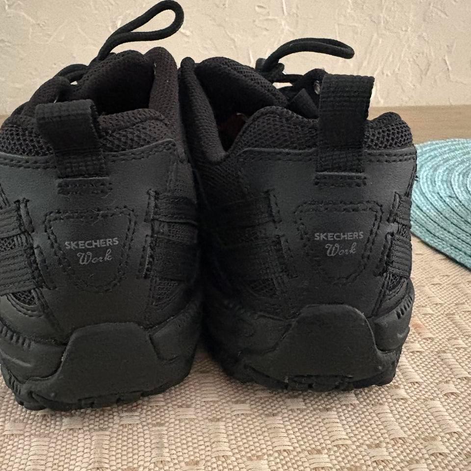 Skechers Womens Leather Black Work 8a95 3