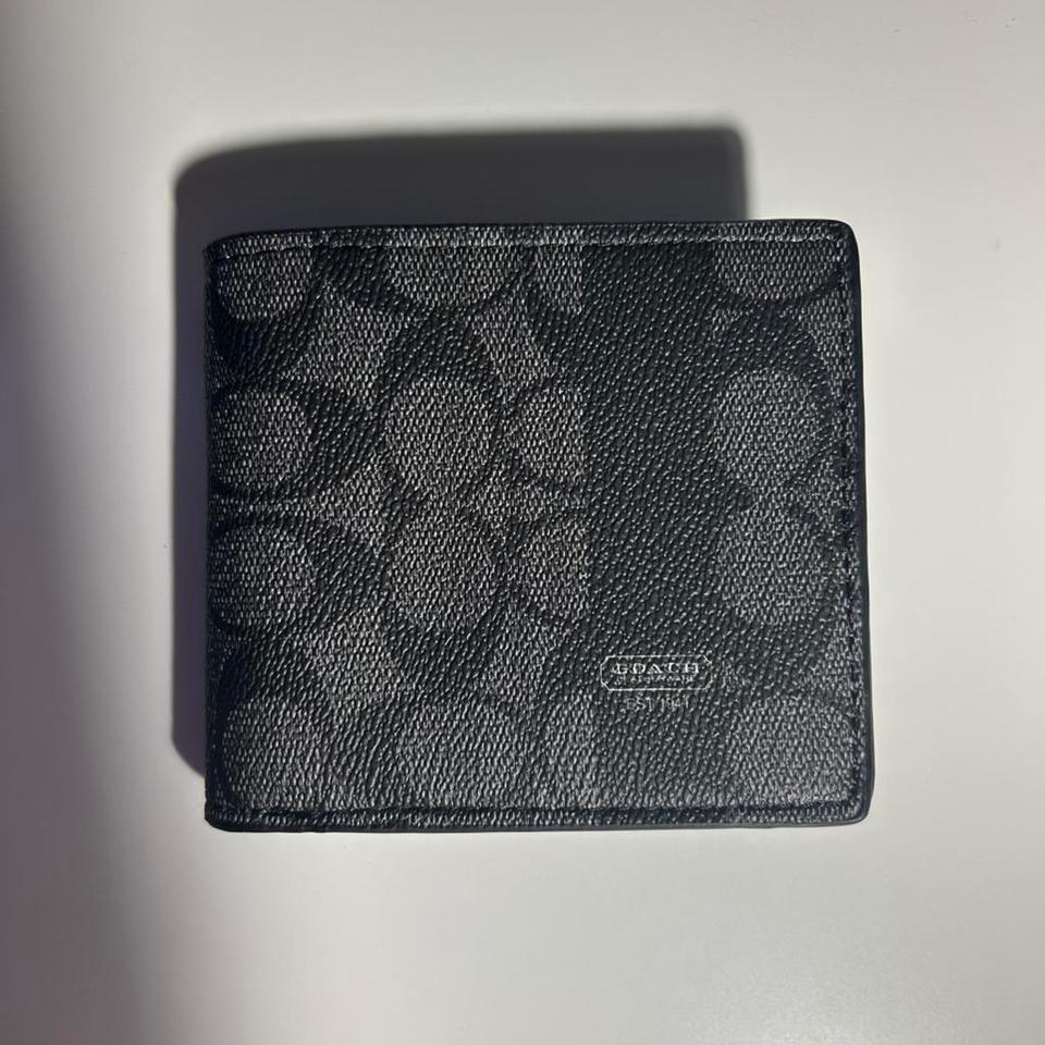 Black Coach Wallet Luxury Gifting F437