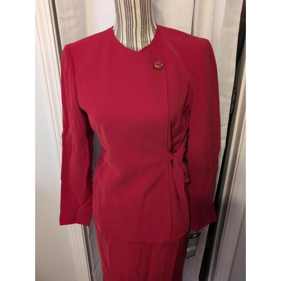 Kasper Petite Womens Skirt Suit 1445 2