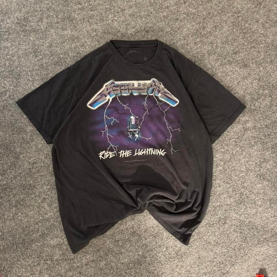 Black Metallica Ride The Lightning Ff9e
