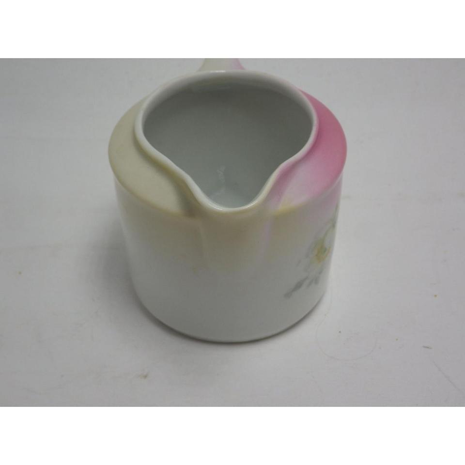 Wild White Rose Ceramic Creamer 2