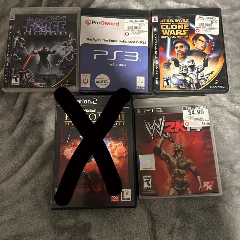 4 Ps3 Games Star Wars