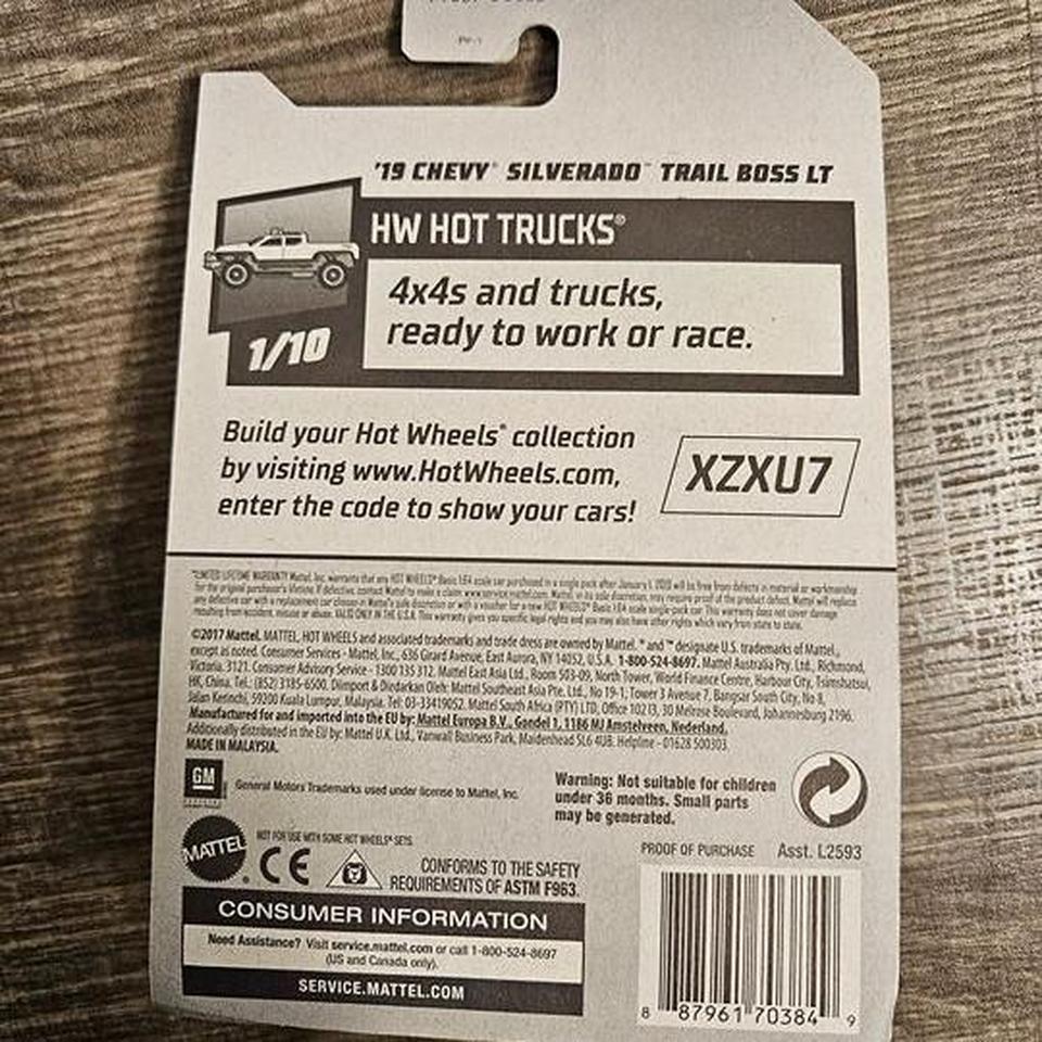 Hot Wheels 19 Chevy Silverado 2