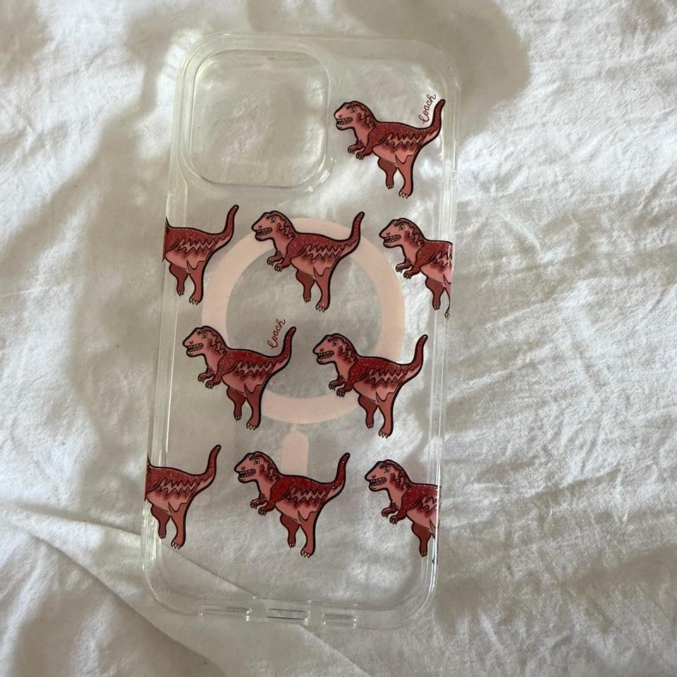 Red Coach Dinosaur Phone Case 7130
