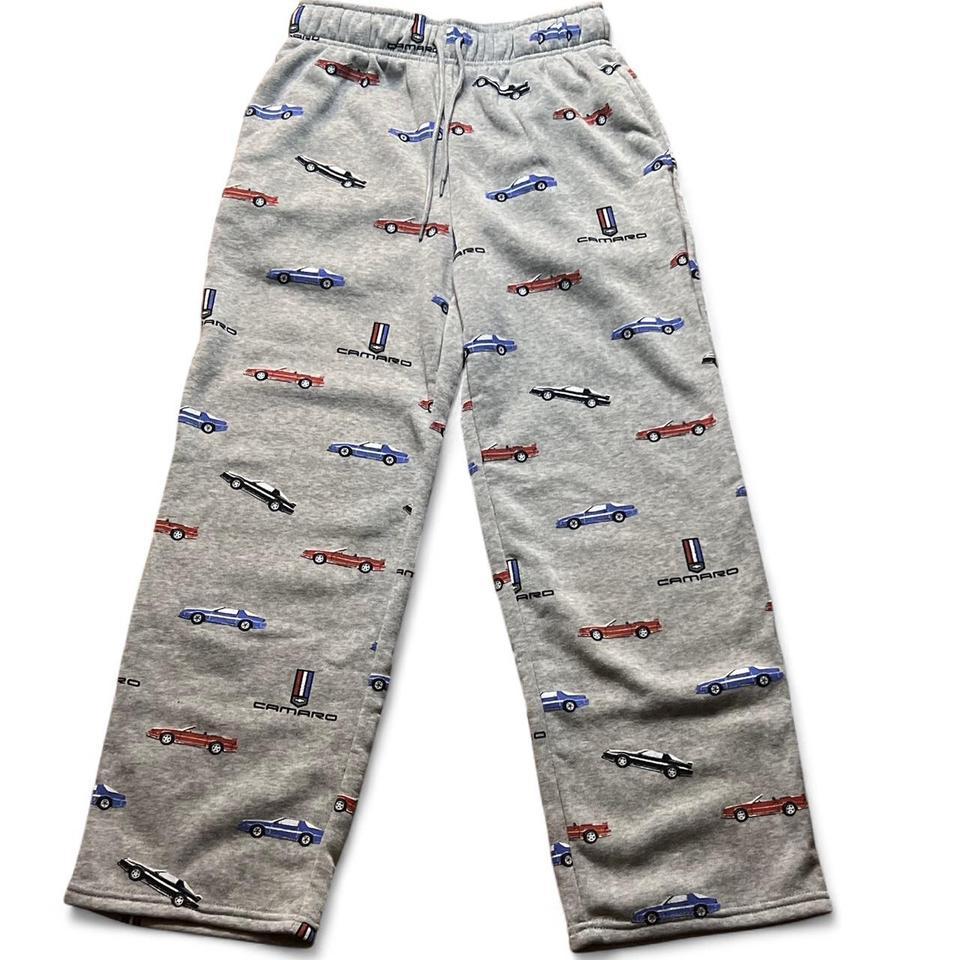 Grey Camaro Print Sweatpants Corvette