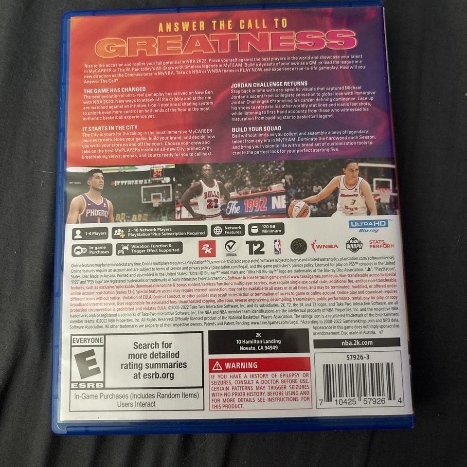 Nba 2k23 Ps5 Game Basketball 2d27 2