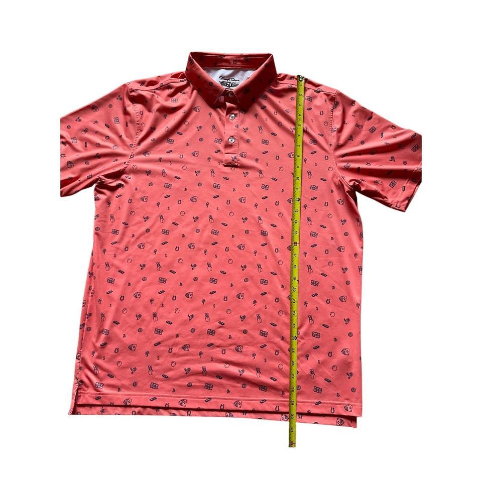 Straight Down Polo Shirt Coral 5a0d 3