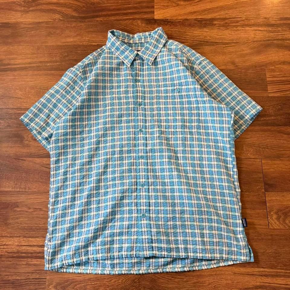 Patagonia Blue And White Plad D778