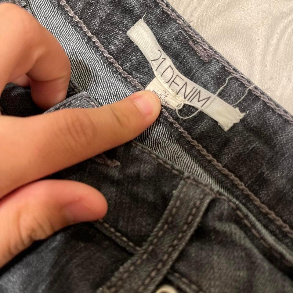 21 Denim Low Rise Black 6978 2