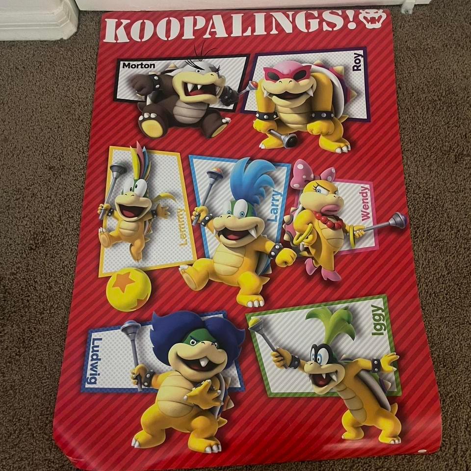 Super Marios Bros Koopalings Poster