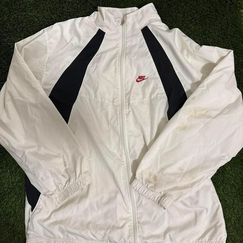 Nike White Windbreaker Jacket Windbreaker 6b9f