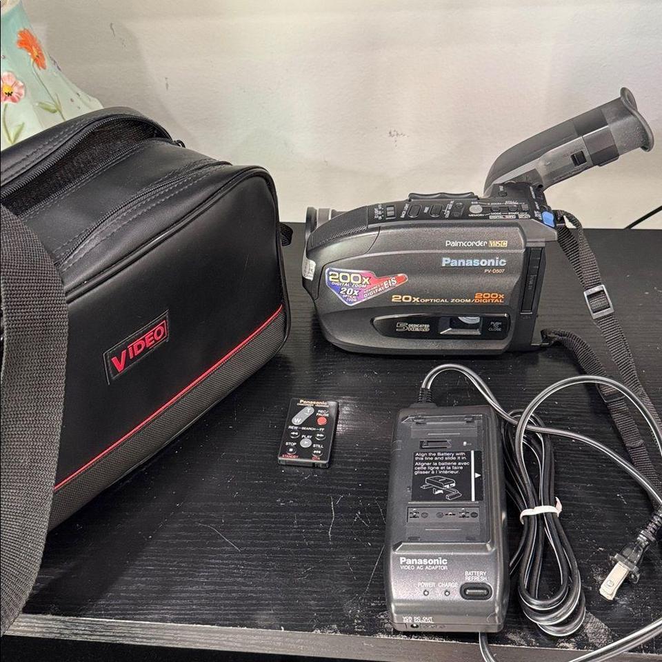 Model Panasonic Pv D507 Palmcorder Vhsc Cfb0 2