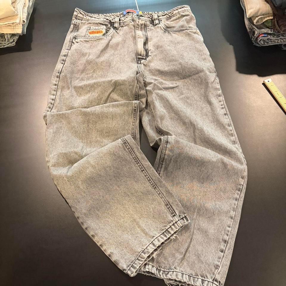 Empyre Grey Wash Baggy Jeans 8807