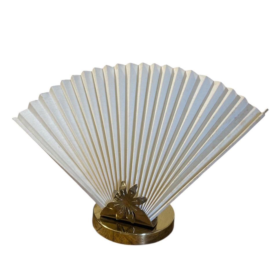 Vintage Mcm Hollywood Regency Fan 5