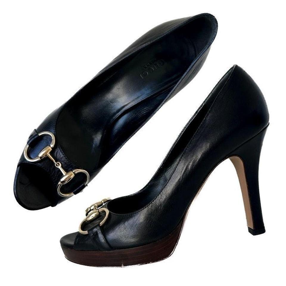 Gucci Classic Horsebit Black Leather 5bda