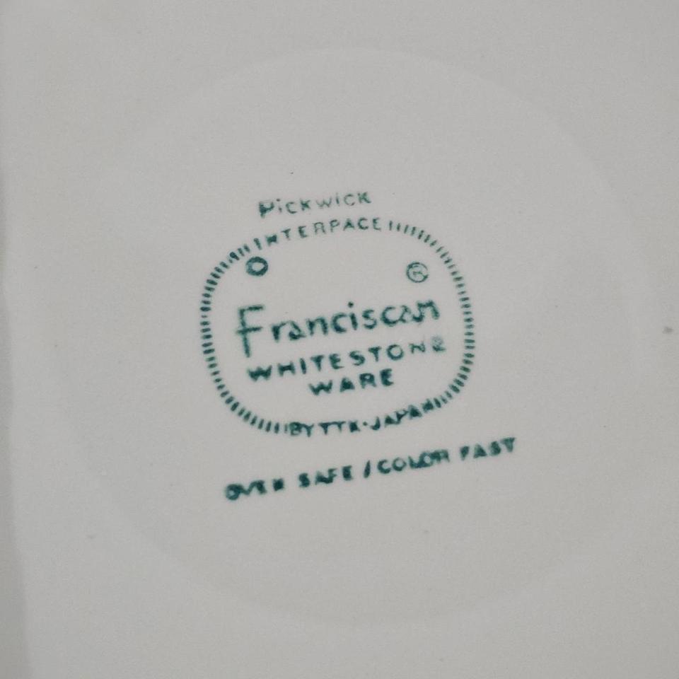 Vintage Franciscan Whitestone Ware Pickwick 52bb 5