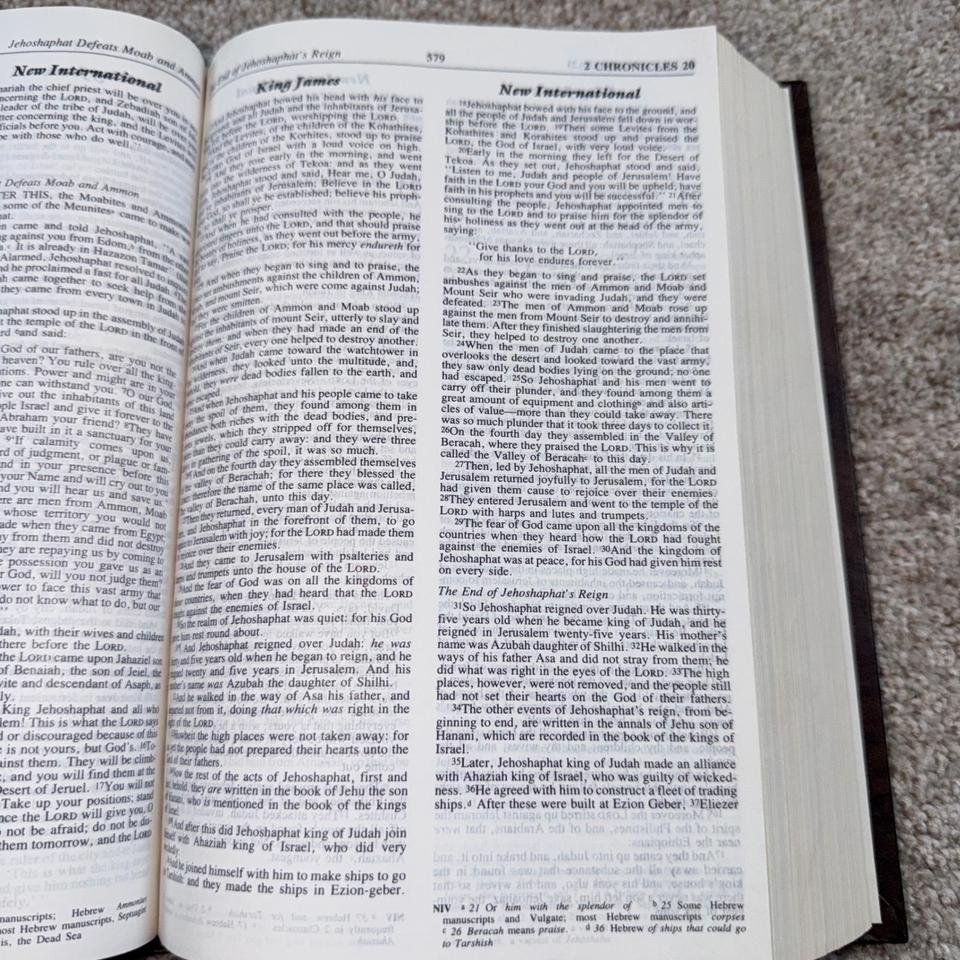 Zondervan Niv Kjv Parallel Bible 7d96 4