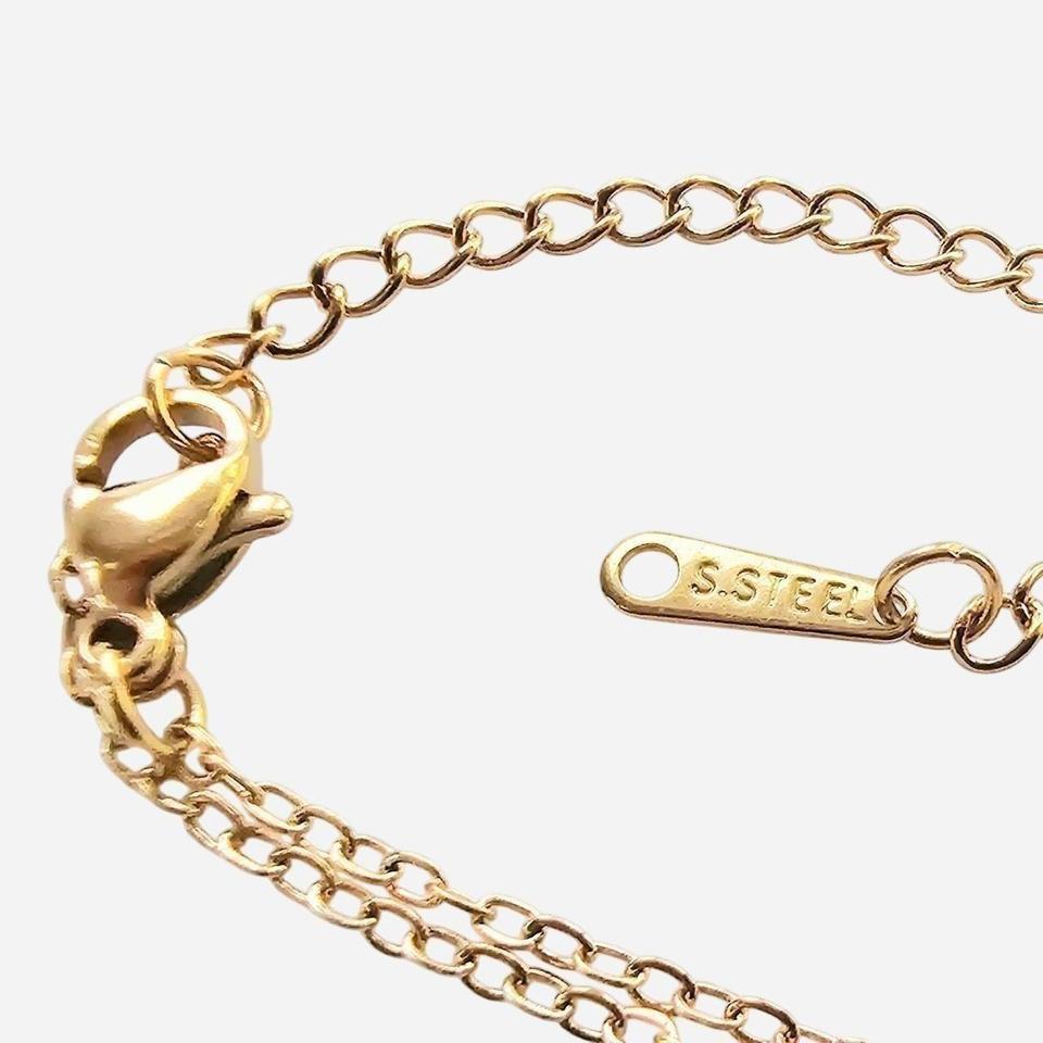 Gold Dragonfly Pendant Necklace Stainless 1fa1 8