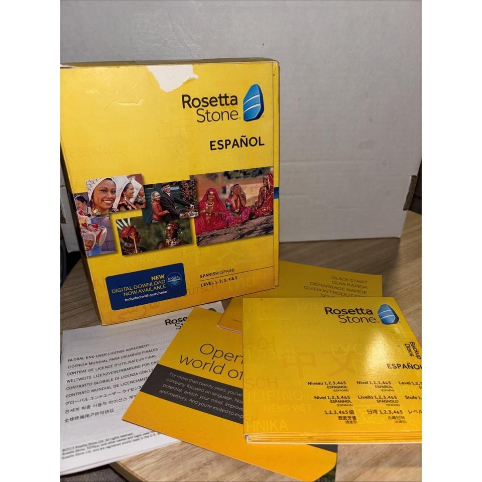 Rosetta Stone Spanish Espanol Spain 8941
