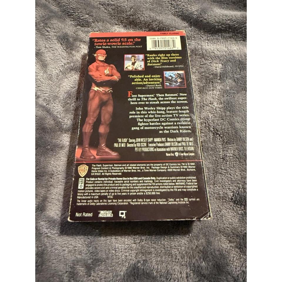 The Flash Vhs Pilot 1992 6eee 2