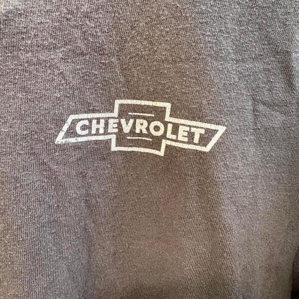 Vintage Chevrolet Black T Shirt With 1b2c 3