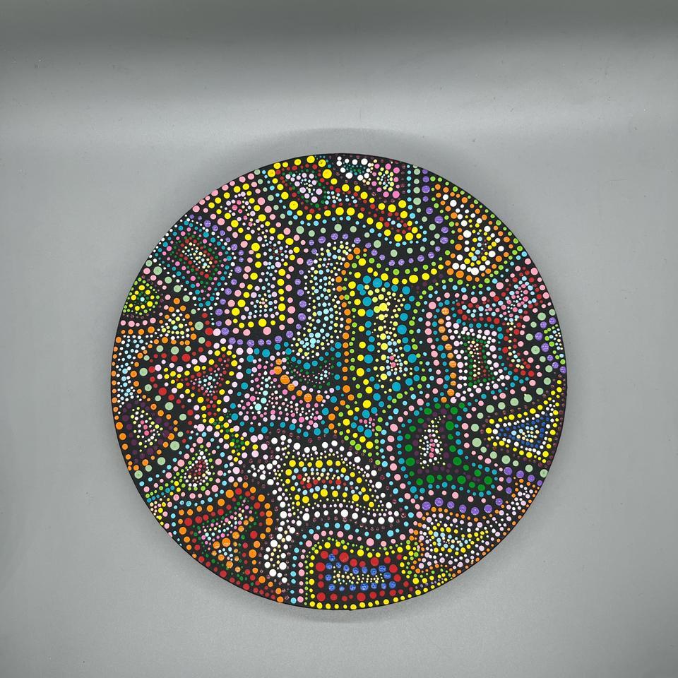 Hand Painted Dot Art I Ddb7 3
