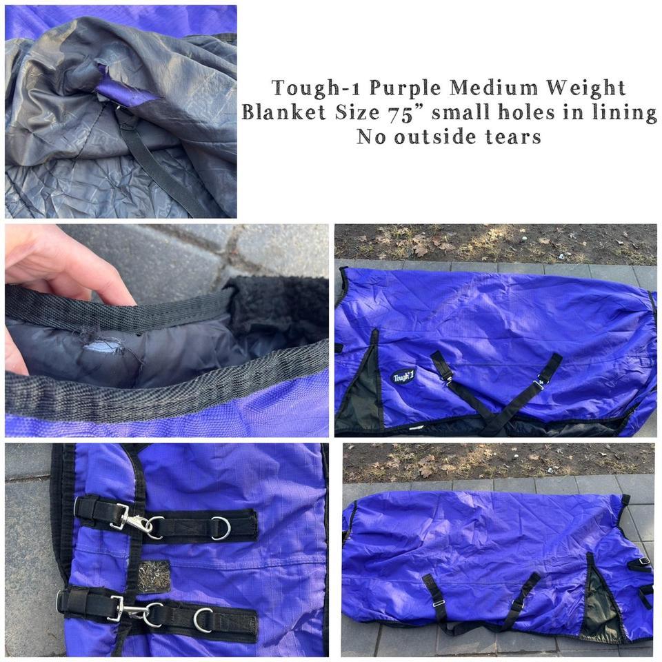 Tough 1 Purple Medium Weight Blanket 2650