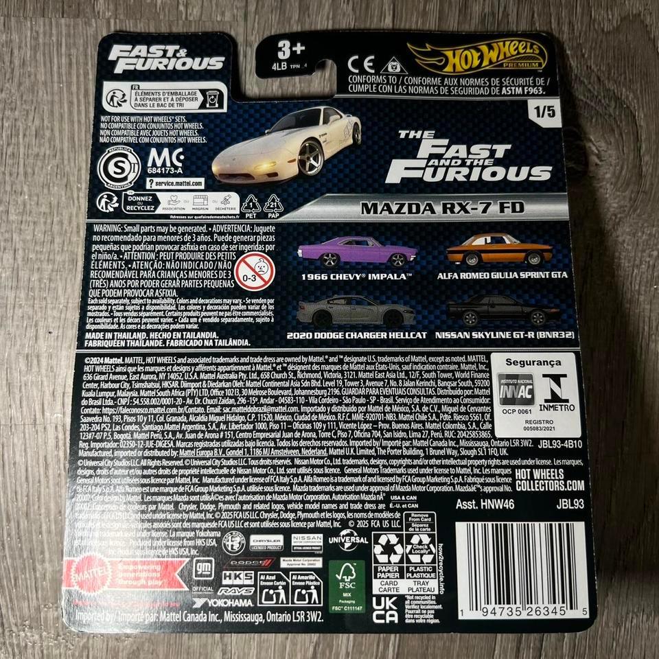 Hot Wheels Premium Fast D2cc 2