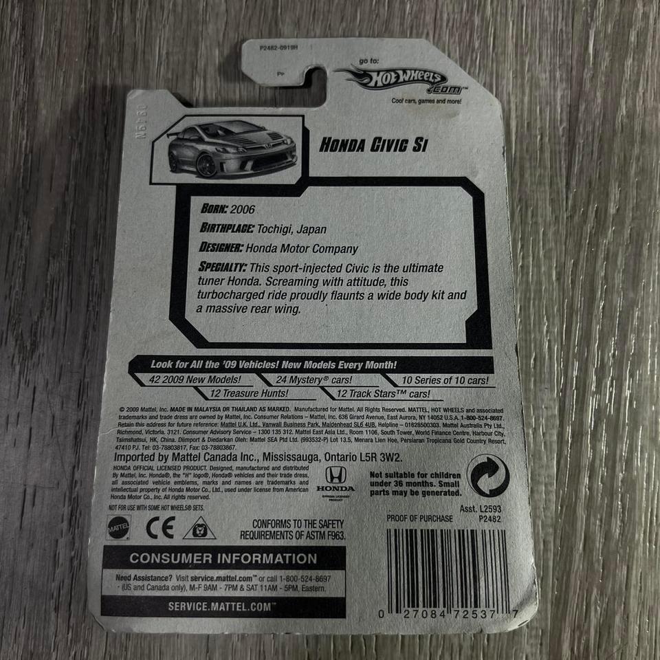 Vintage Hot Wheels Honda Fd89 2