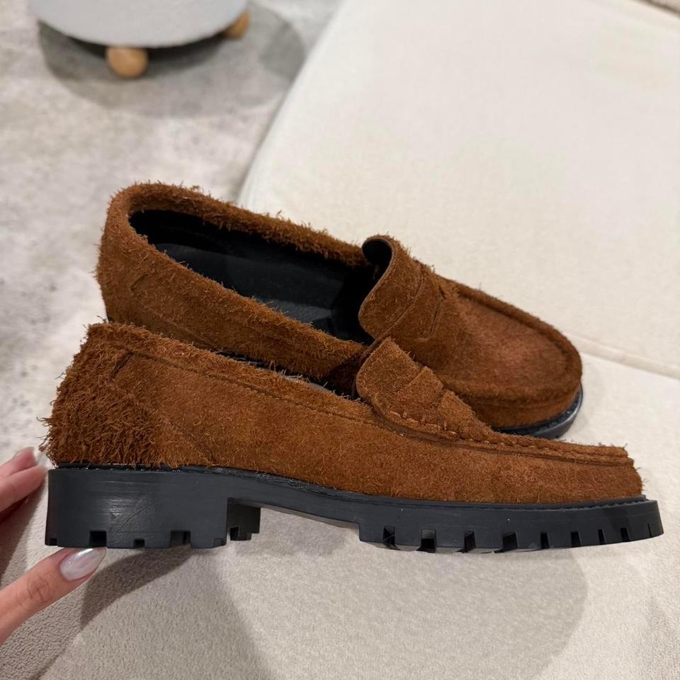 Maeve Brown Suede Loafers Loafers 4
